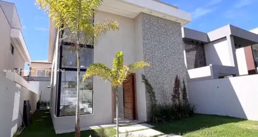 Casa em condomínio para venda em camaçari, catu de abrantes (abrantes), 4 dormitórios, 4 suítes, 5 banheiros, 2 vagas
