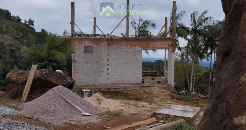 Chácara com chalé em alvenaria em fase de acabamento em Morretes, 924 metros de terreno