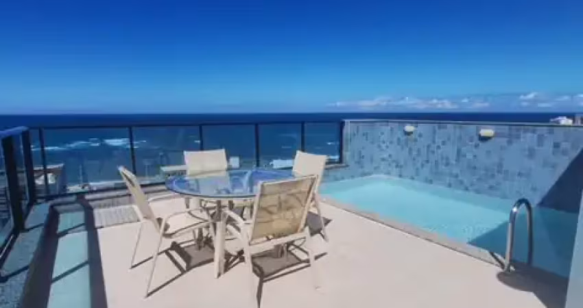 VENDO COBERTURA COM LINDA VISTA MAR E PISCINA PRIVATIVA  NA PITUBA
