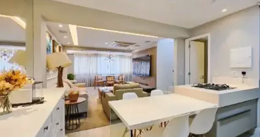 Linda coberta mobiliada e decorada no edf cosmopolita em alphaville i