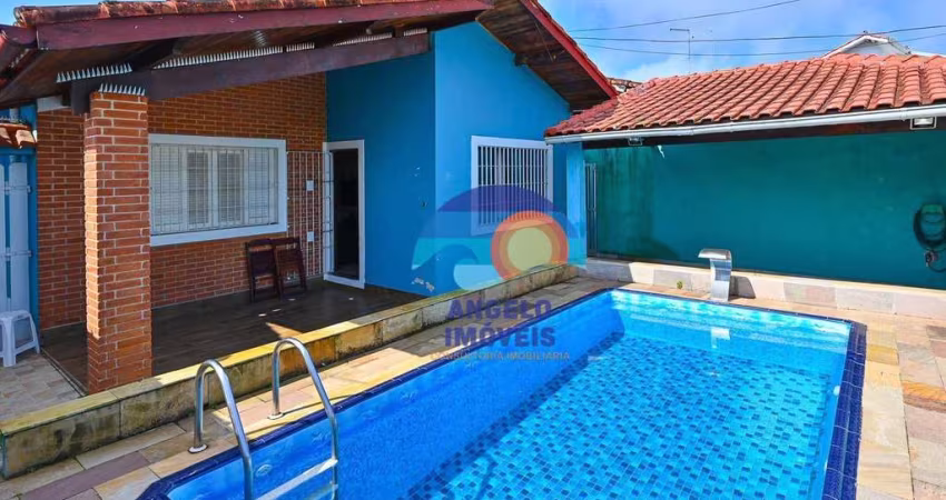 Casa com piscina, 3 quartos à venda, 130 m² por R$ 410.000 - Centro - Peruíbe/SP