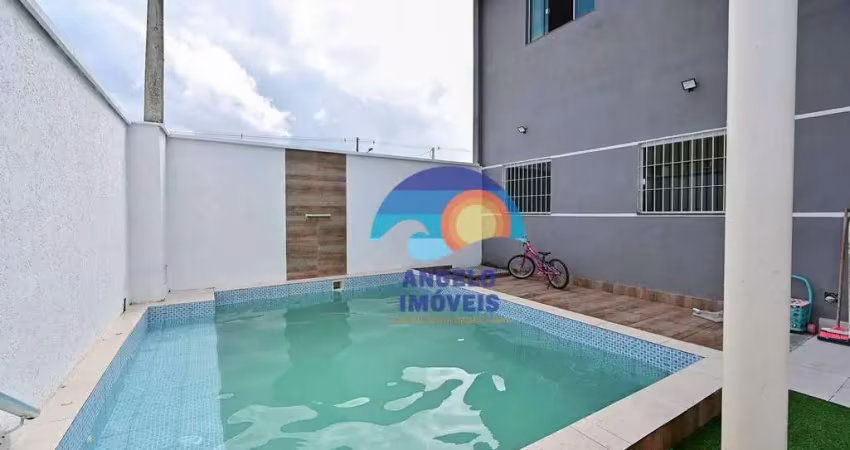 Sobrado com 3 dormitórios à venda, 120 m² por r$ 445.000,00 - flora rica ii - peruíbe/sp