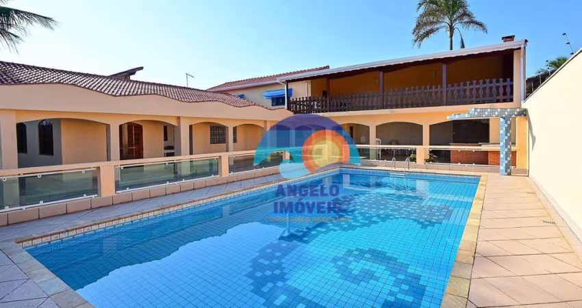 Casa lado praia, 2 lotes, com 3 dormitórios à venda, 210 m² por R$ 950.000 - Balneário Três Marias - Peruíbe/SP