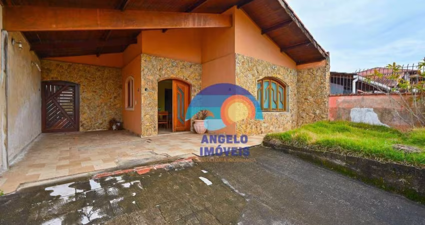 Casa lado praia em 2 lotes com 3 dormitórios à venda, 199 m² por R$ 650.000 - Parque Balneário Oásis - Peruíbe/SP
