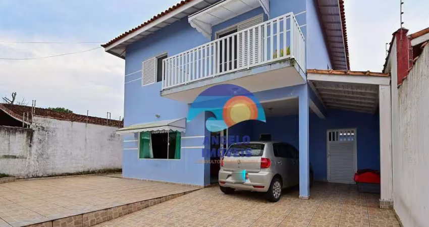 Sobrado com 4 dormitórios à venda, 167 m² por r$ 640.000 - balneario florida - peruíbe/sp