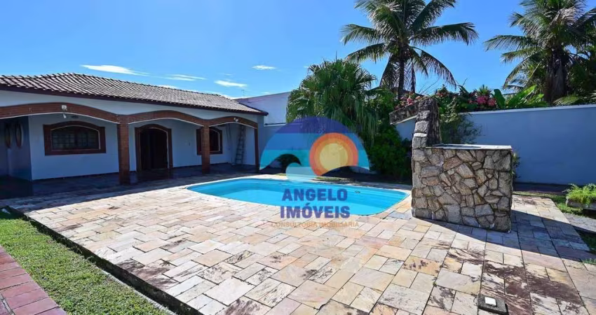 Casa lado praia em 2 lotes com 3 dormitórios à venda, 200 m² - Parque Balneário Oásis - Peruíbe/SP