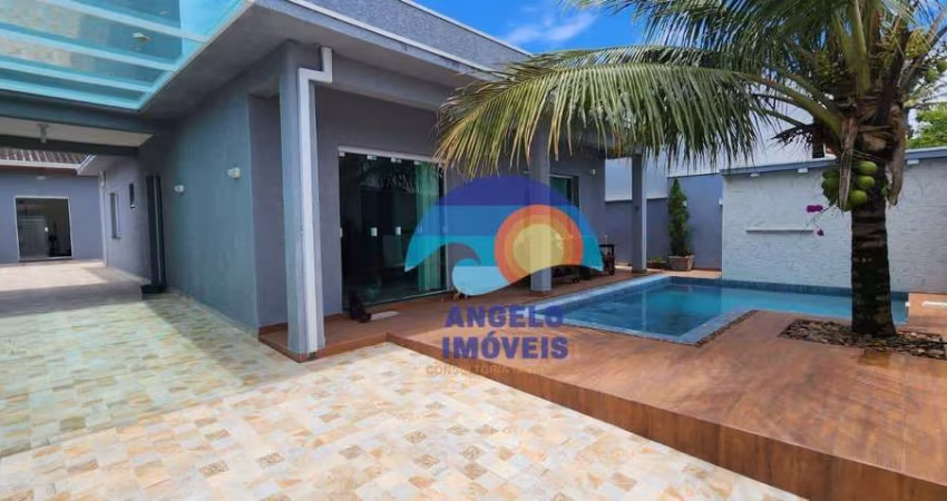 Impecável casa lado praia com 3 dormitórios à venda, 160 m² - Arpoador - Peruíbe/SP