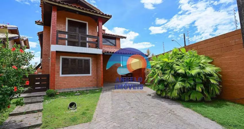 Sobrado com 4 dormitórios para alugar, 283 m² por r$ 5.500,00/mês - bougainvillee iii - peruíbe/sp