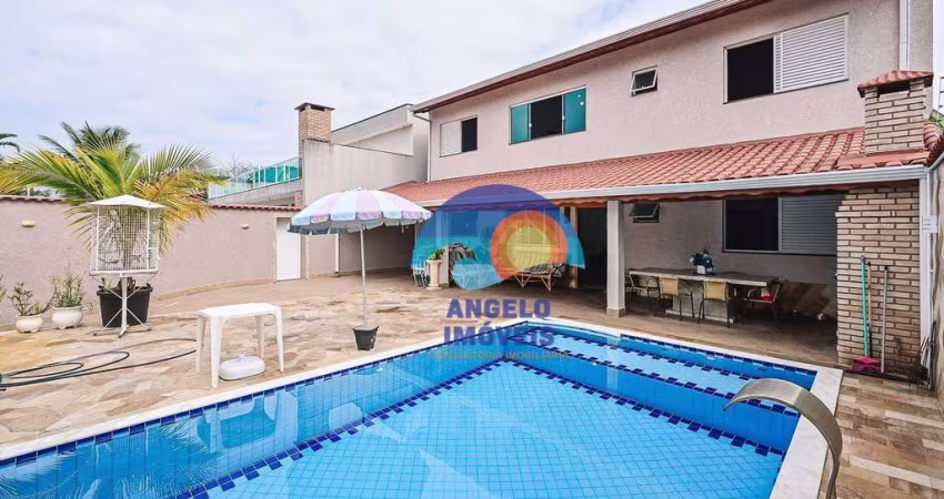 Sobrado com 3 dormitórios à venda, 144 m² por R$ 650.000,00 - Jardim Mar E Sol - Peruíbe/SP