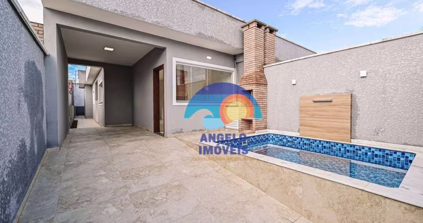Casa com 2 dormitórios à venda, 80 m² por R$ 380.000,00 - Balneário São João Batista - Peruíbe/SP