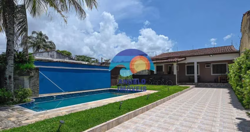 Casa com piscina, 2 quartos  à venda, 81 m² por r$ 480.000 - jardim casablanca - peruíbe/sp