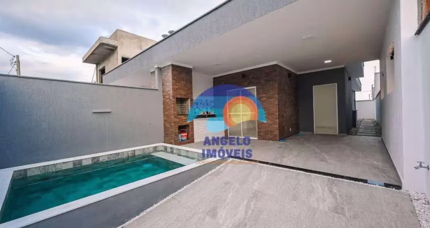 Casa com 2 dormitórios, 83 m² - venda por r$ 450.000,00 ou aluguel por r$ 2.900,00/mês - flora rica ii - peruíbe/sp