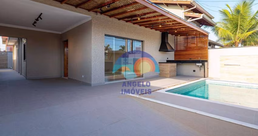 Casa com 3 dormitórios à venda, 150 m² por r$ 899.000,00 - parque balneario oasis - peruíbe/sp