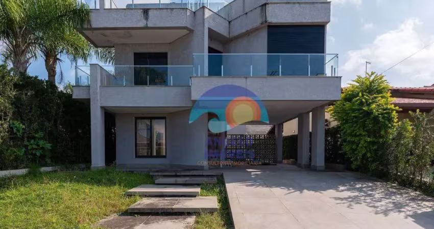 Sobrado comelevador,  5 dormitórios à venda, 280 m² por r$ 2.800.000 - bougainvillee ii - peruíbe/sp