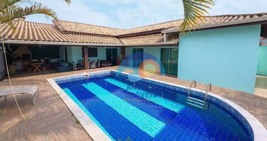 Casa com 3 quartos à venda, 153 m² por r$ 650.000 - bal tres marias - peruíbe/sp