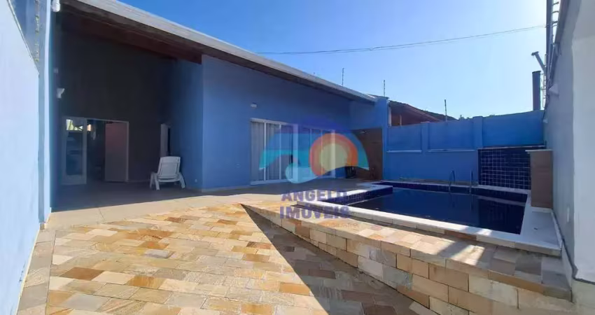 Casa com 4 quartos sendo 2 suítes à venda, 165 m² por r$ 740.000 - oasis - peruíbe/sp