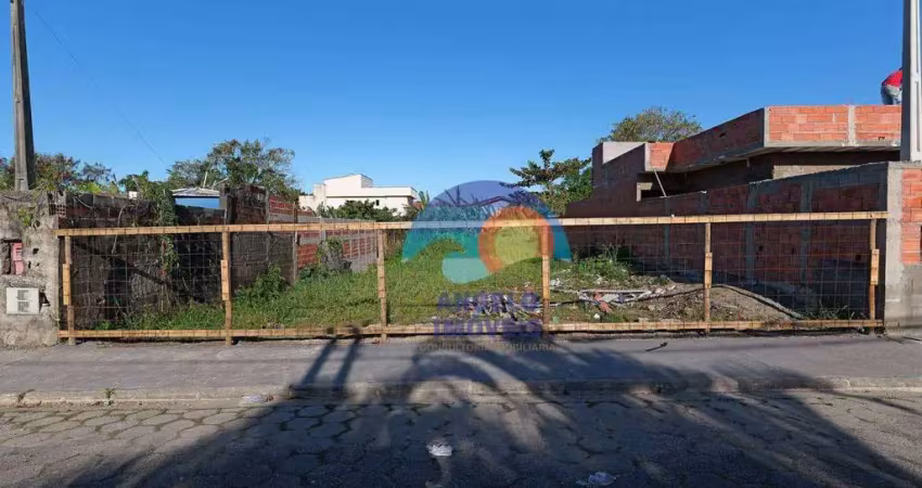 Terreno à venda, 375 m² por r$ 165.000,00 - balneário stella maris - peruíbe/sp
