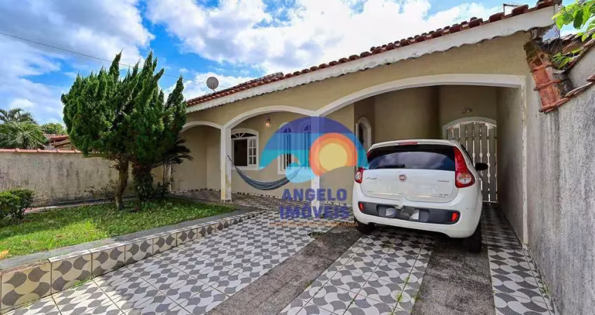 Casa com 3 dormitórios para alugar, 124 m² por r$ 2.500,00/mês - balneário três marias - peruíbe/sp