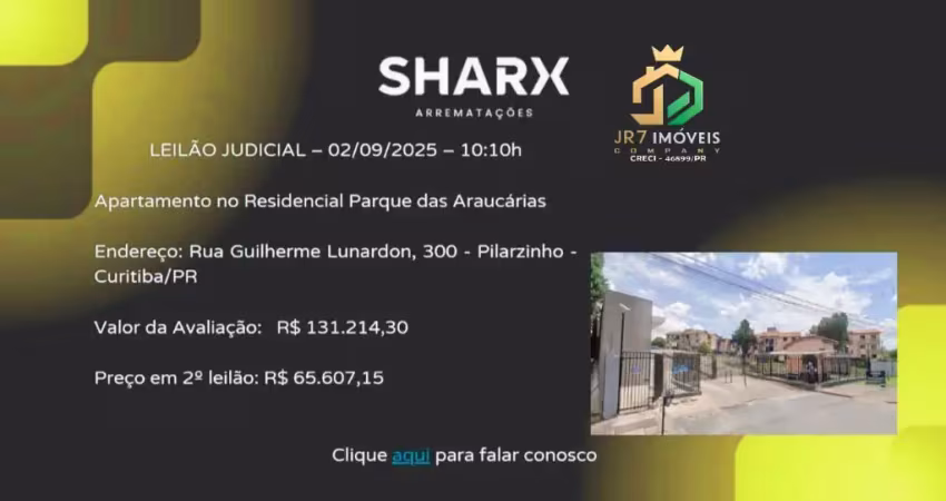 Venda leilão  - sharx - jr7 - apartamento pilarzinho -  preço em 2º leilão: r$ 65.607,15