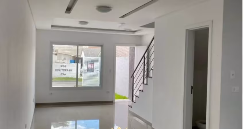 Sobrado novo a venda no ganchinho novo r$469.000,00, excelente acabamento
