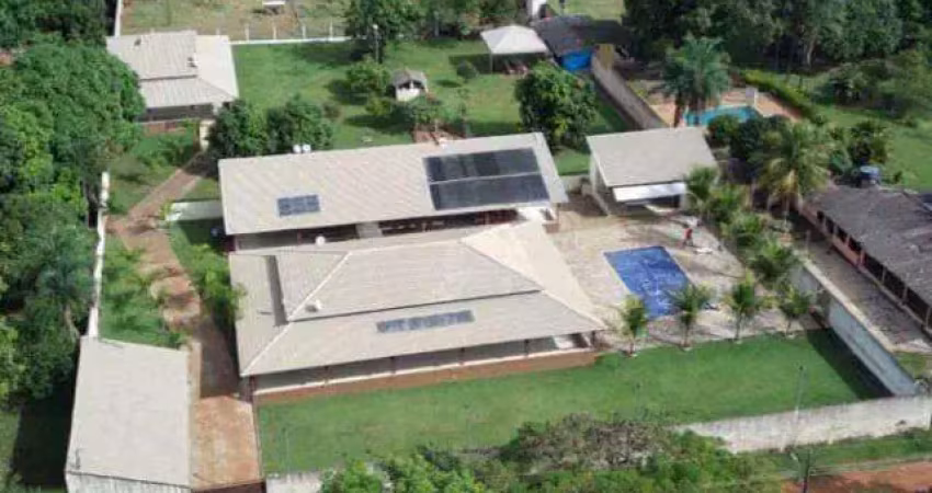 Chácara à venda, 8 quartos, 5 suítes, 5 vagas, jockey camping - uberlândia/mg