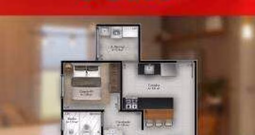 Apartamento à venda, 2 quartos, 1 suíte, 1 vaga, JARDIM PATRICIA - Uberlândia/MG