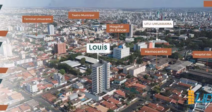 Excelentes studios com 36,00 e 37,00m2 à venda em condomínio vertical com área de lazer no bairro umuarama próximo a ufu