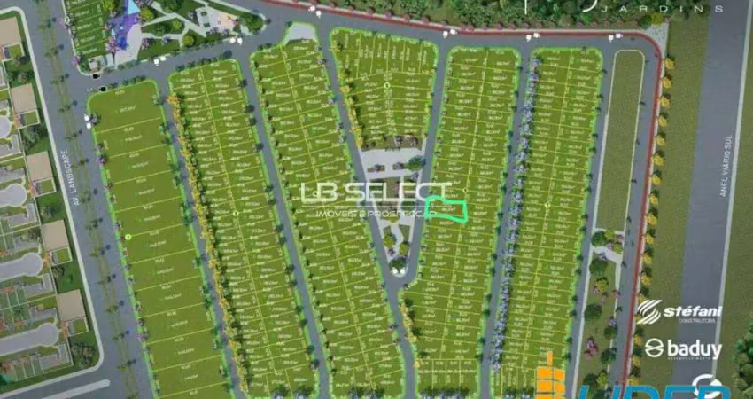Excelente terreno com 360m2 à venda no condomínio aberto gávea jardins