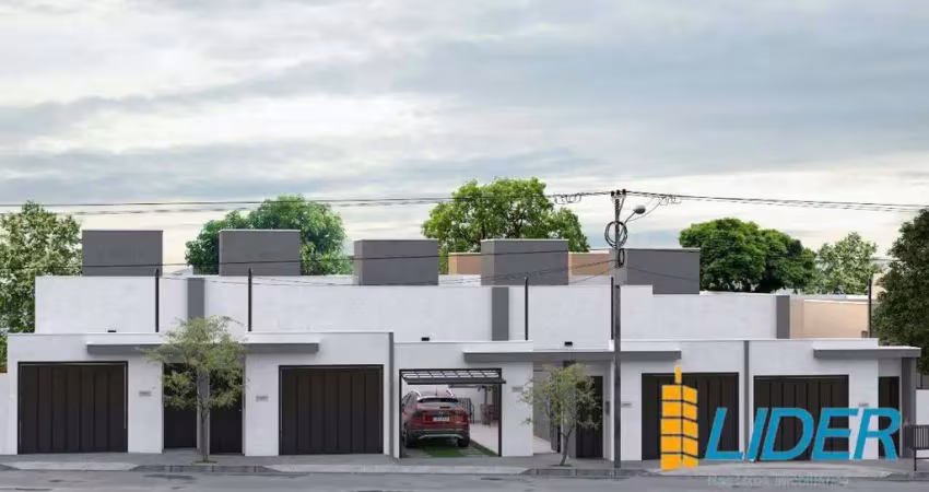 Ótimas casas novas com 69m2 de construção em terreno de 144m2 à venda no bairro pacaembu