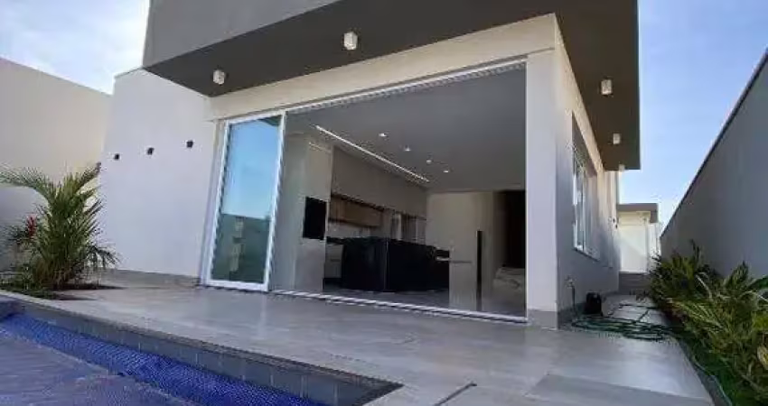 Belíssima casa nova térrea com 210m2 de construção em terreno de 400m2 à venda em condomínio fechado na zona sul de uberlândia