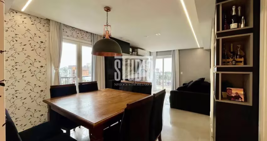 Apartamento mobiliado a venda, 2 quartos, 2 banheiros, 1 box de garagem carlos barbosa rs