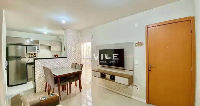 Apartamento com 2 dormitórios à venda, 55 m² - monte belo - gravataí/rs