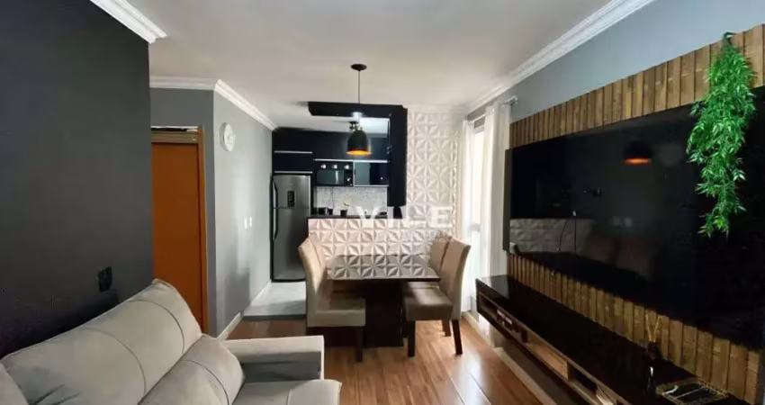 Apartamento com 2 dormitórios à venda, 42 m² - são luiz - gravataí/rs