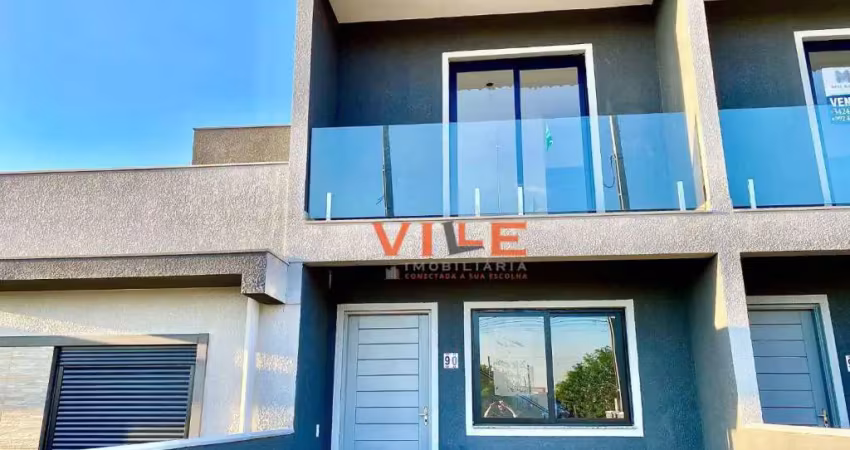 Sobrado com 2 dormitórios à venda, 78 m² por r$ 319.000,00 - cadiz - gravataí/rs