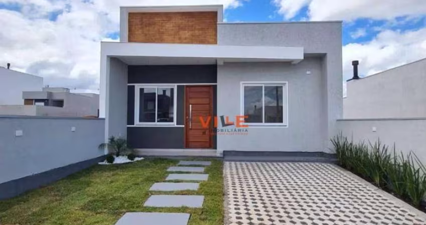 Casa com 3 dormitórios à venda, 80 m² por r$ 469.000,00 - reserva bela vista - gravataí/rs