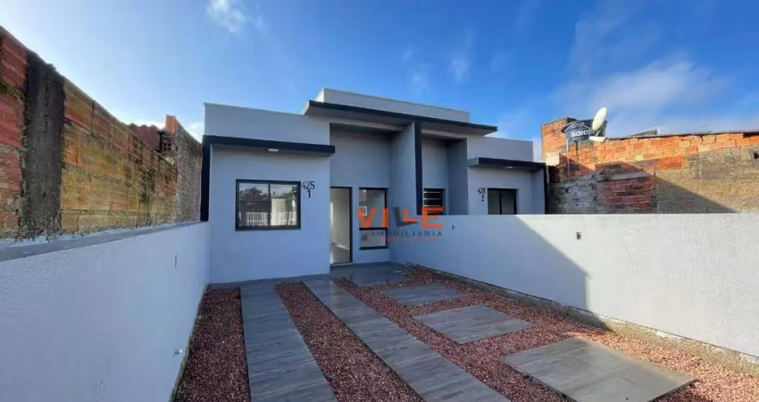 Casa com 2 dormitórios à venda, 54 m² por r$ 299.000,00 - parque ipiranga - gravataí/rs