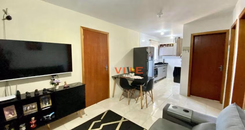 Apartamento com 2 dormitórios à venda, 43 m² por r$ 190.000,00 - morada do vale i - gravataí/rs