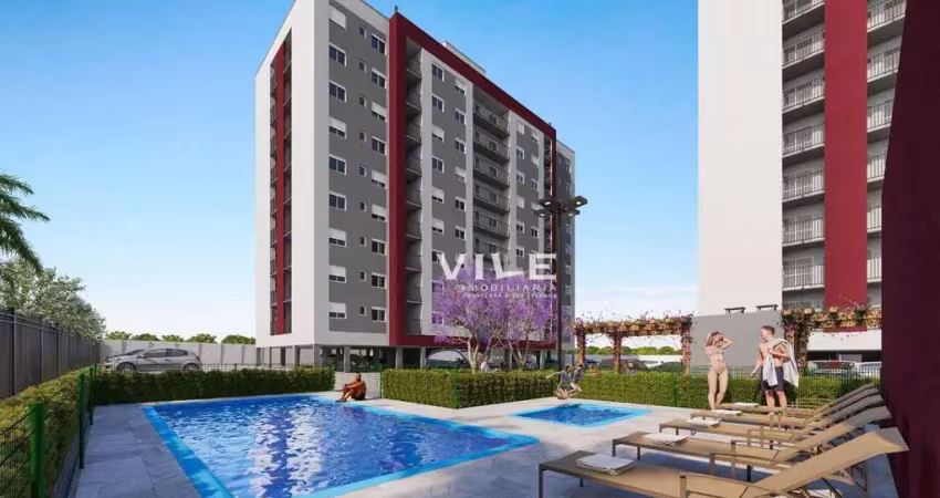 Apartamento com 2 dormitórios à venda, 56 m² por r$ 253.000,00 - oriço - gravataí/rs