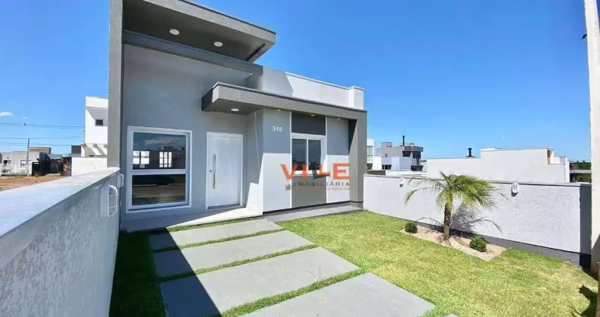 Casa 02 dormitórios sendo 1 suíte à venda no bairro reserva bela vista em gravataí