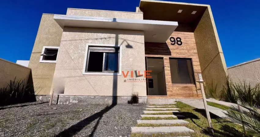 Casa com 3 dormitórios à venda, 92 m² - villagio palermo - gravataí/rs