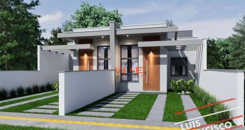 Casa 03 dormitórios sendo 01 suíte à venda no bairro renascença em gravataí