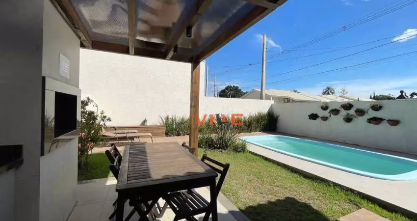 Casa com 2 dormitórios à venda, 80 m² por r$ 510.000,00 - condomínio villaggio blu - cachoeirinha/rs
