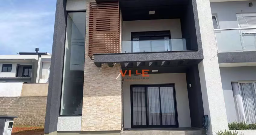 Sobrado de alto padrão, 100% mobiliado no condomínio residencial primavera em gravataí