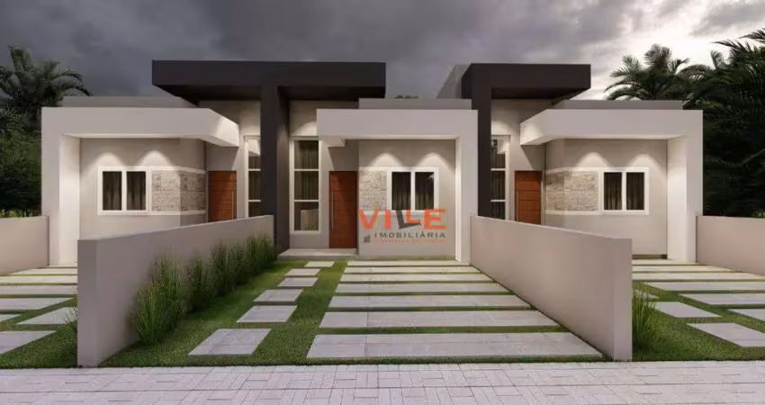 Casa à venda em cachoeirinha/rs  com 3 dormitórios e 70m² de área construída!
