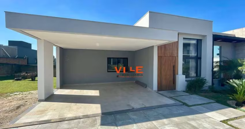 Casa de 02 dormitórios com suíte compartilhada á venda no reserva do arvoredo em gravataí.
