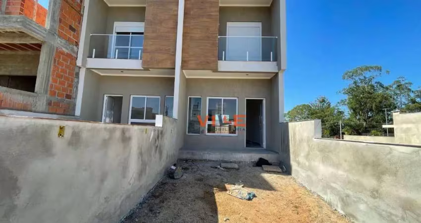 Sobrado de 02 dormitórios sendo ambos suítes no bairro planejado terra nova - gravataí