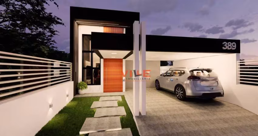 Casa de 03 dormitórios sendo uma suíte à venda no bairro planejado terranova em gravataí.