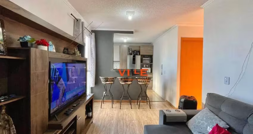Apartamento mobiliado com 02 quartos à venda no bairro passo das pedras em gravataí.