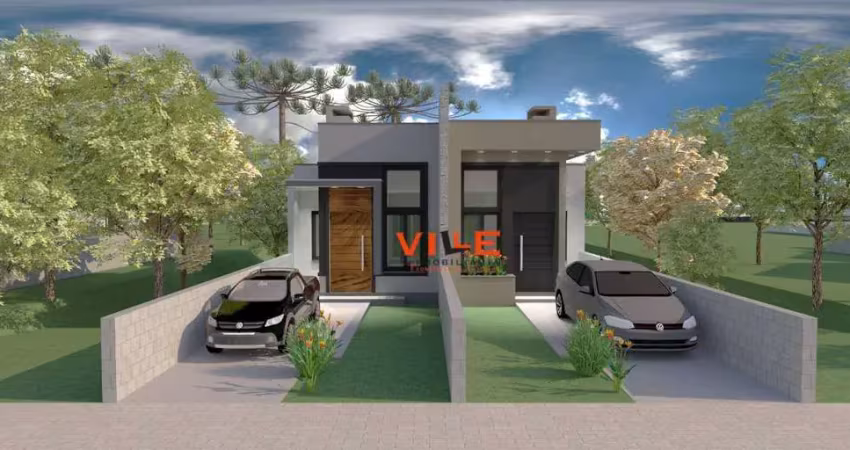 Casas em construção no bairro nossa chácara, gravataí.