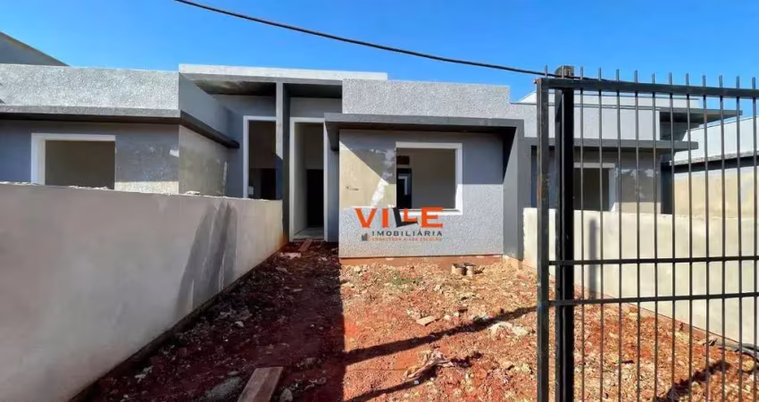 Casa de 02 dormitórios sendo uma suíte à venda no bairro planejado terra nova em gravataí.